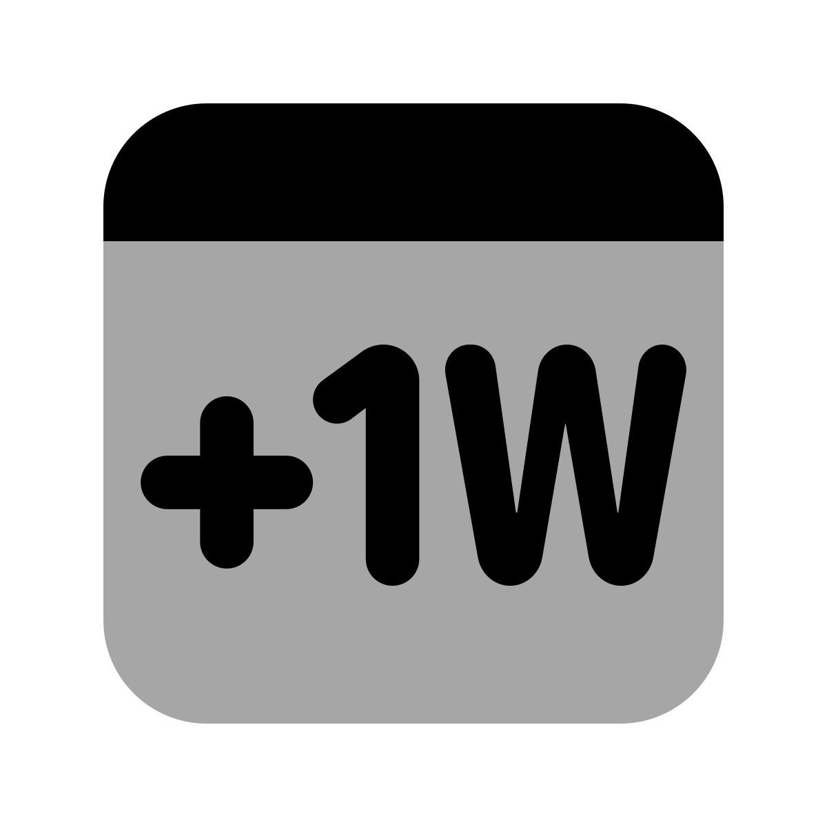 plumpy style plus 1 semaine icon