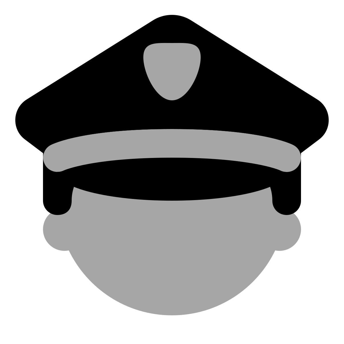 plumpy style 경찰관 남성 icon