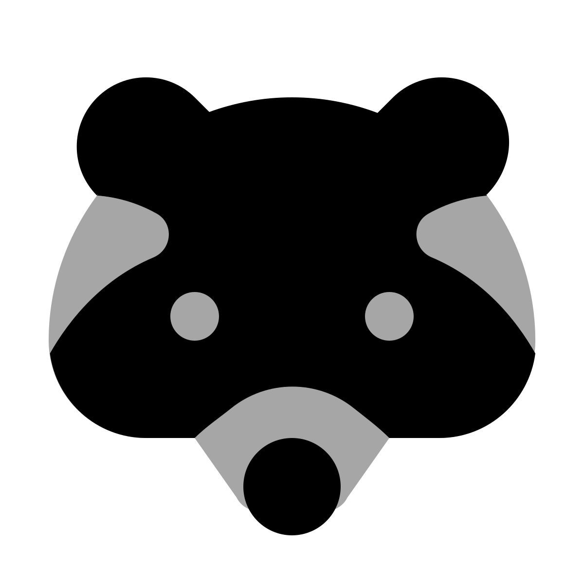 plumpy style waschbär icon