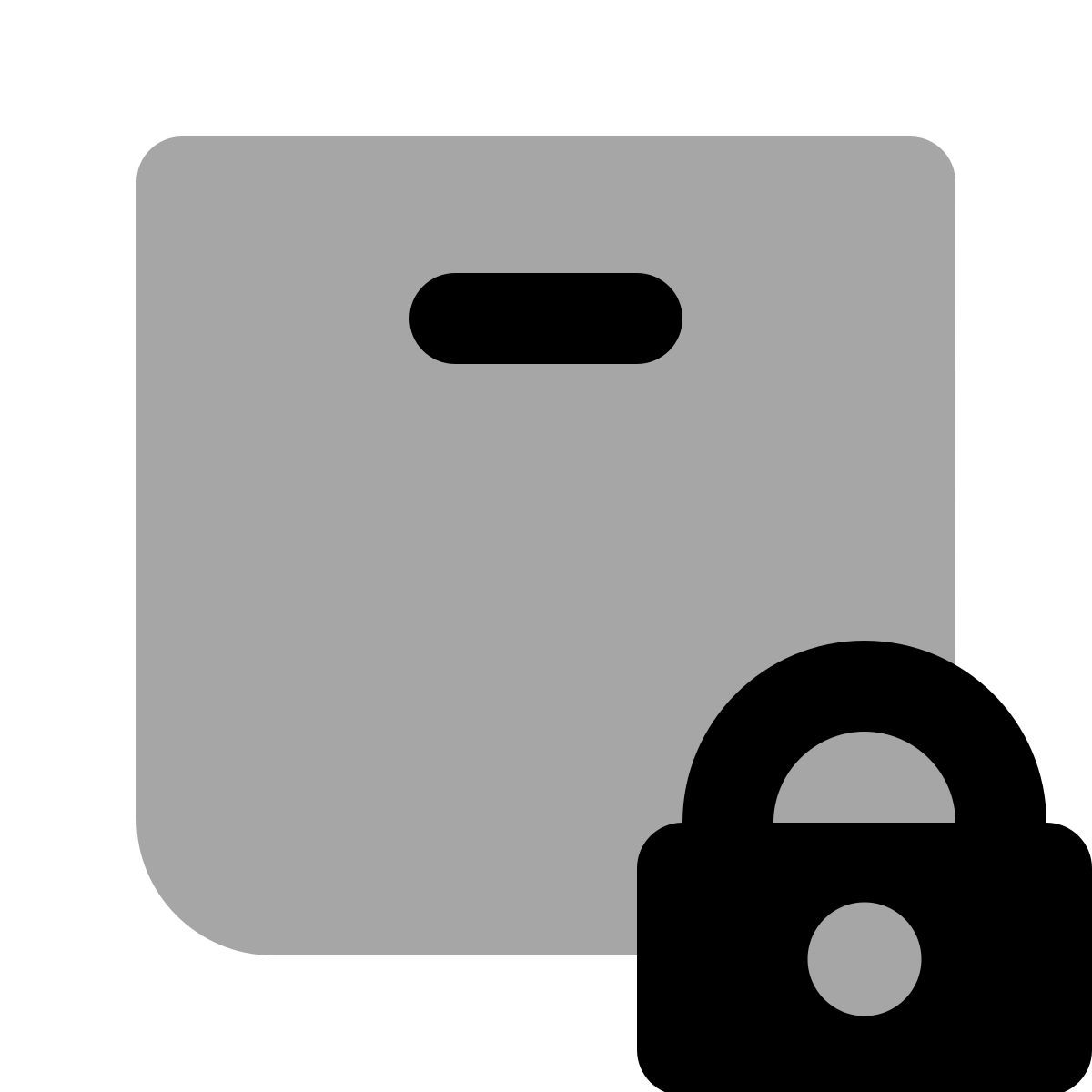 plumpy style secured delivery icon