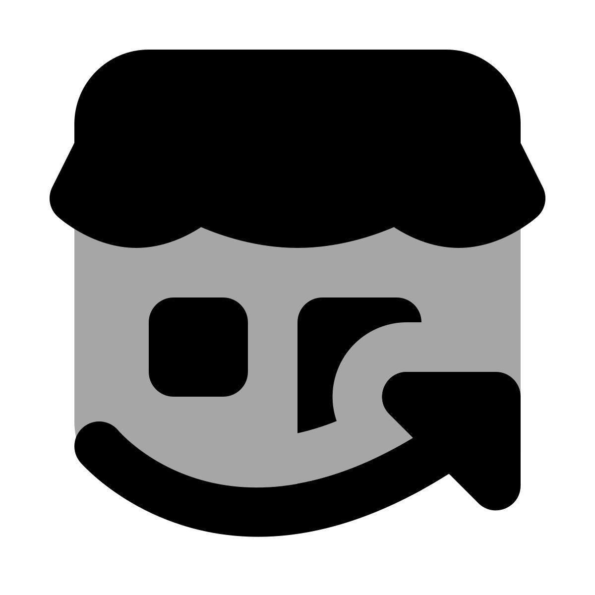 plumpy style shop arrow icon