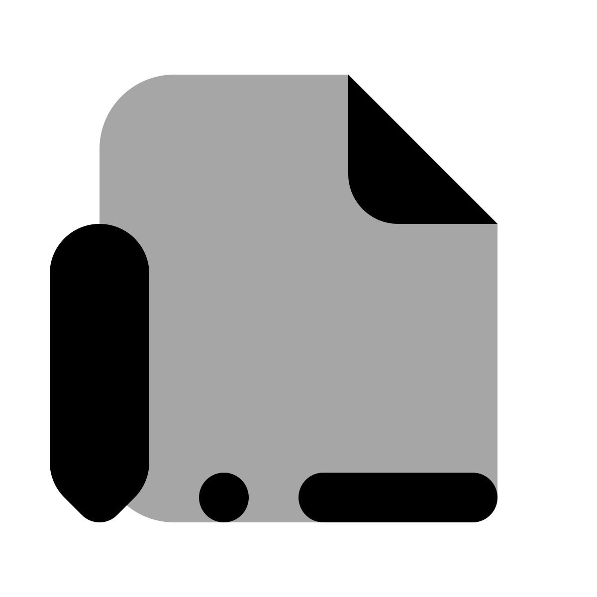 plumpy style 문서 서명 icon