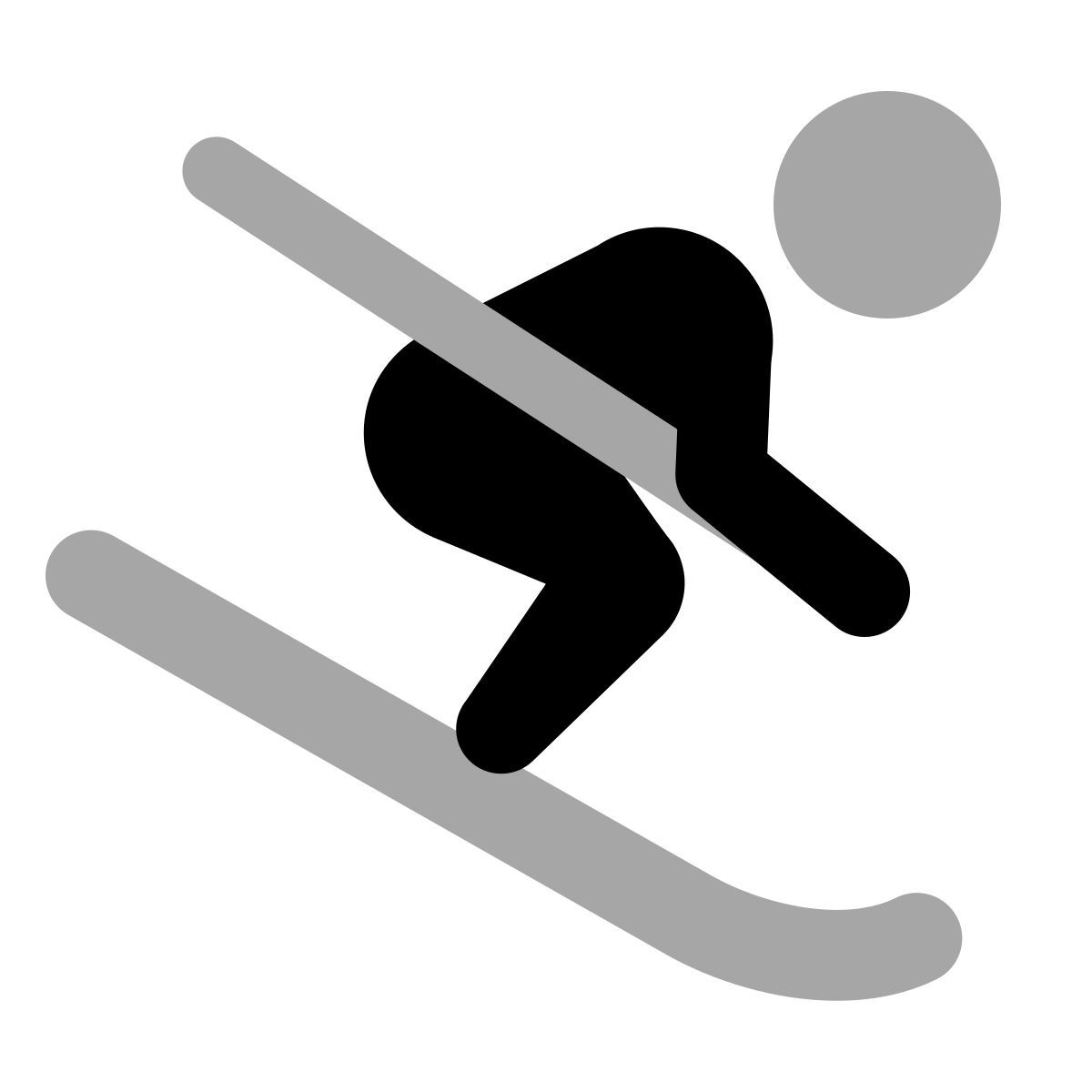 plumpy style skiing icon