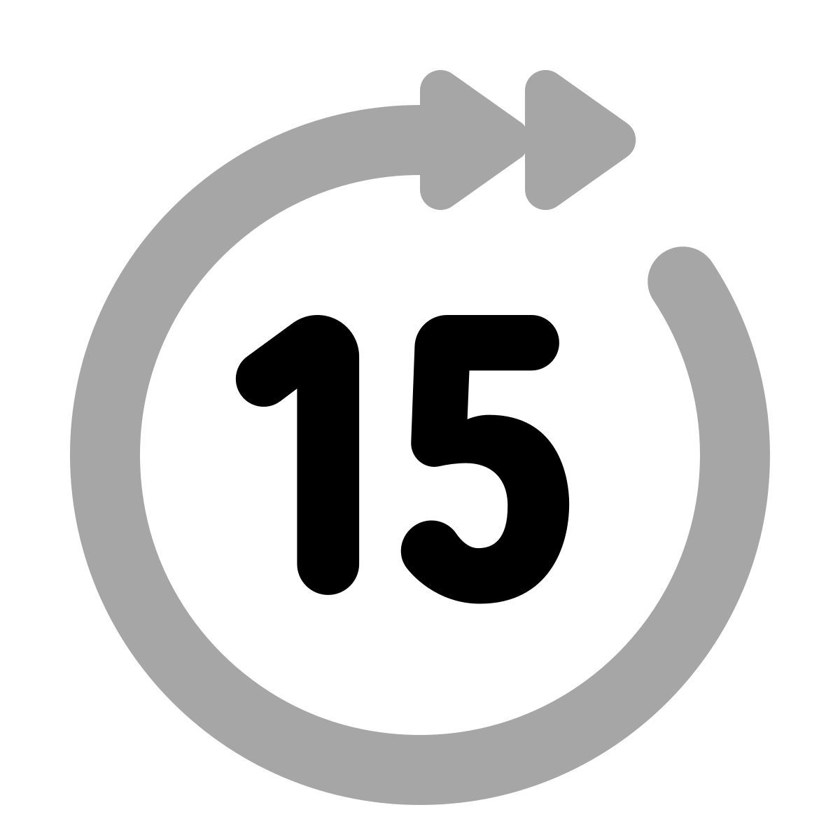 plumpy style pular à frente 15 segundos icon