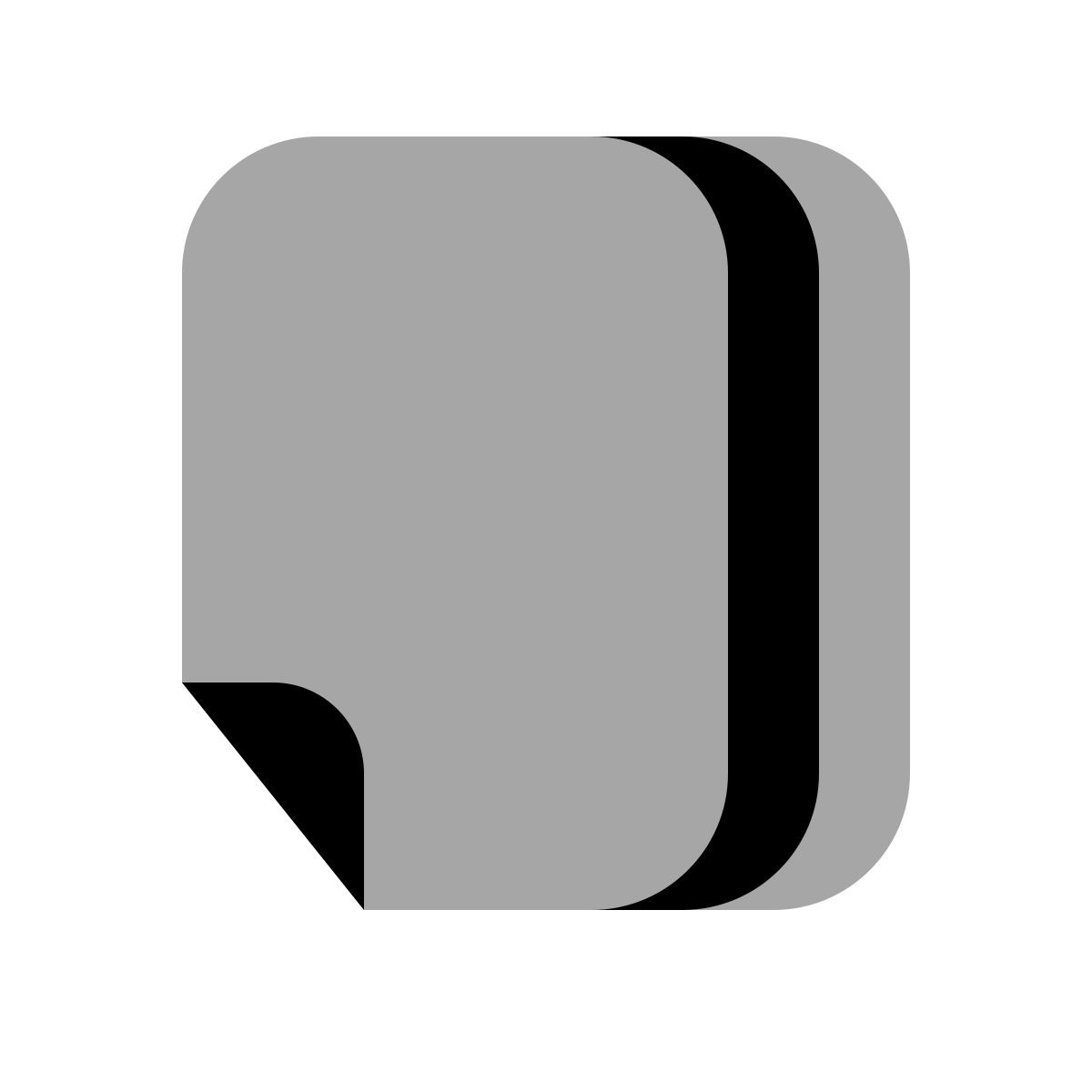 plumpy style stapel papier icon