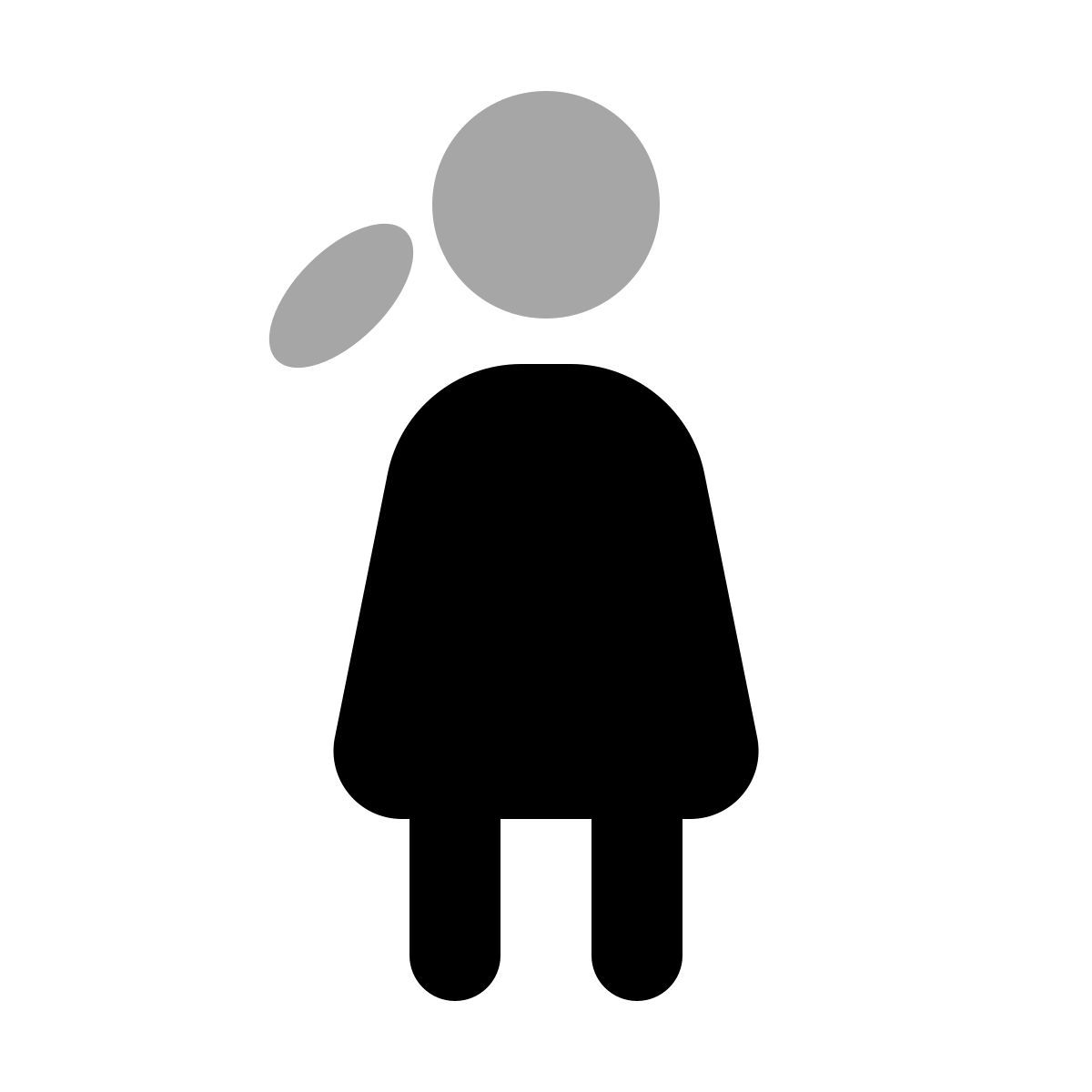 plumpy style donna in piedi icon