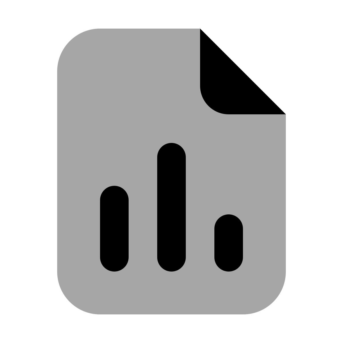 plumpy style documento statistico icon