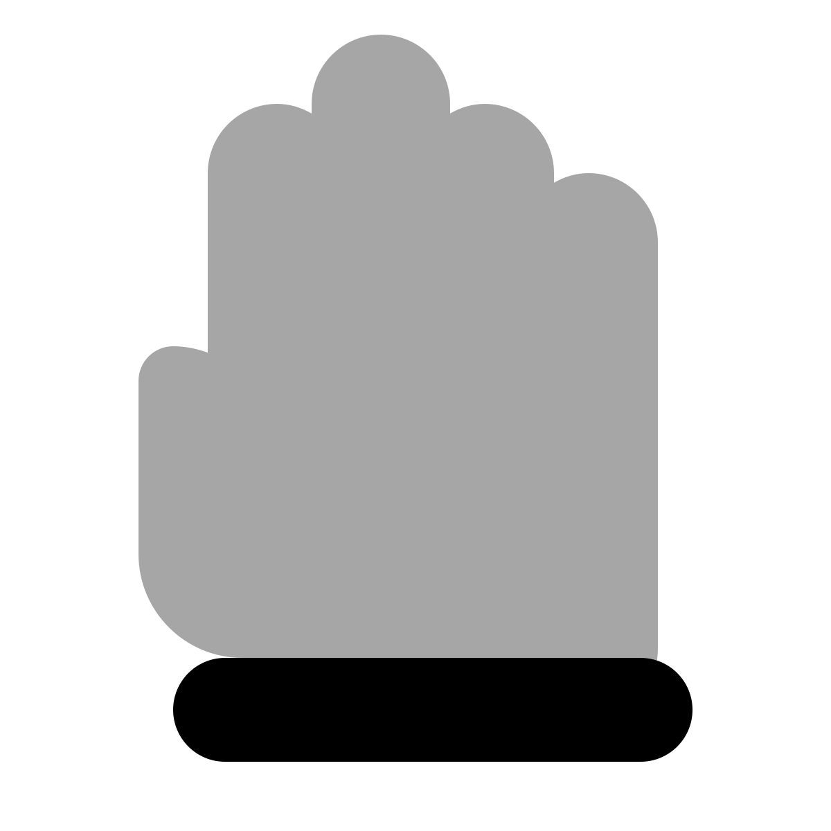 plumpy style geste d'arrêt icon