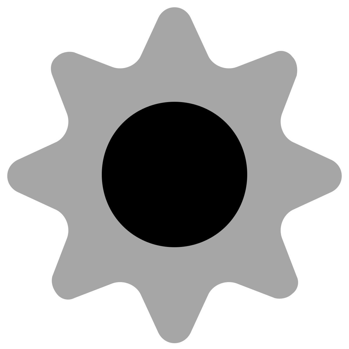 plumpy style sun icon