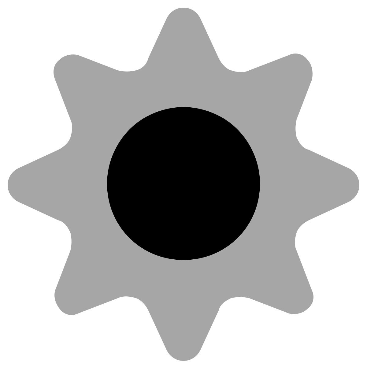plumpy style sun icon