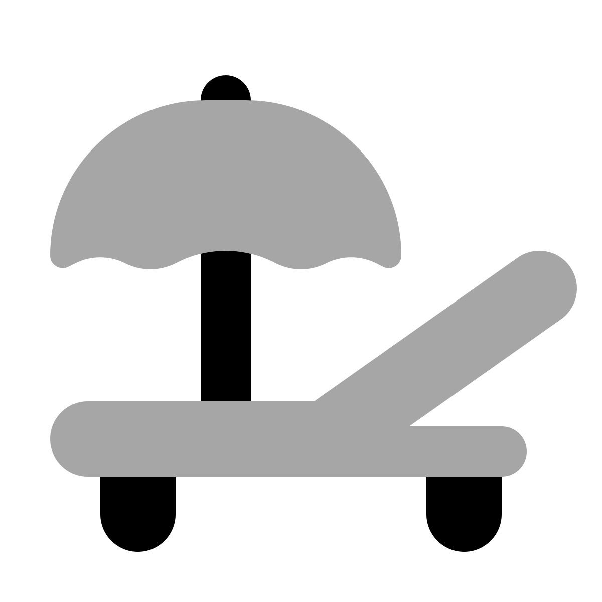 plumpy style sun lounger icon