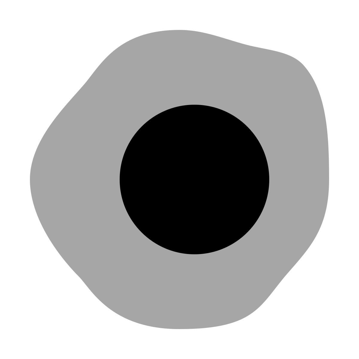 plumpy style uova tuorlo in sù icon