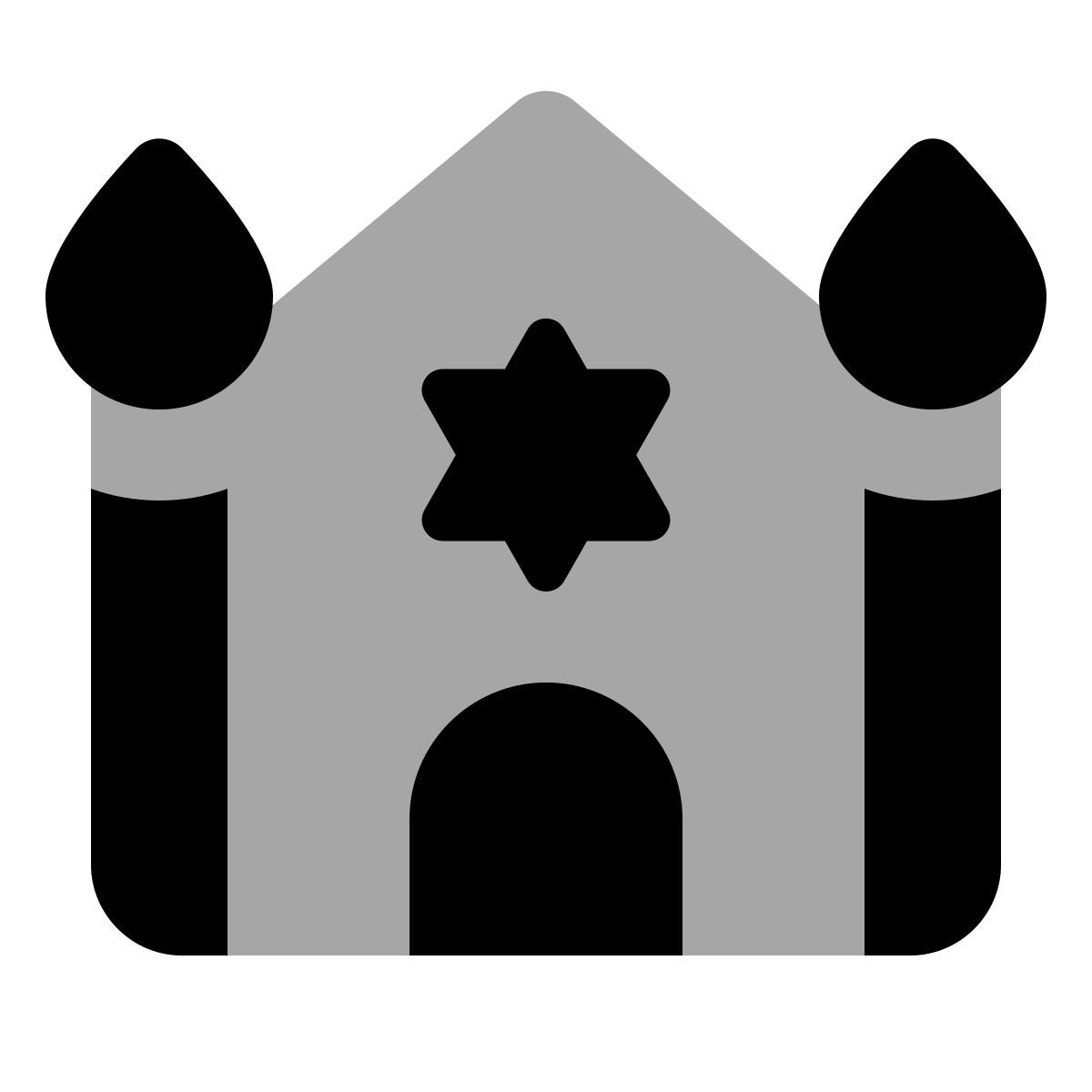 plumpy style synagogue icon