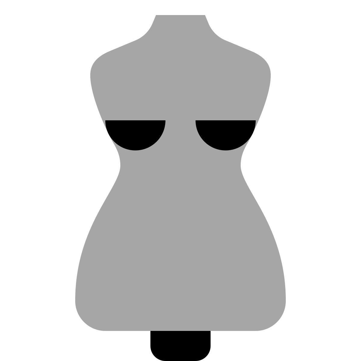 plumpy style tailors dummy icon