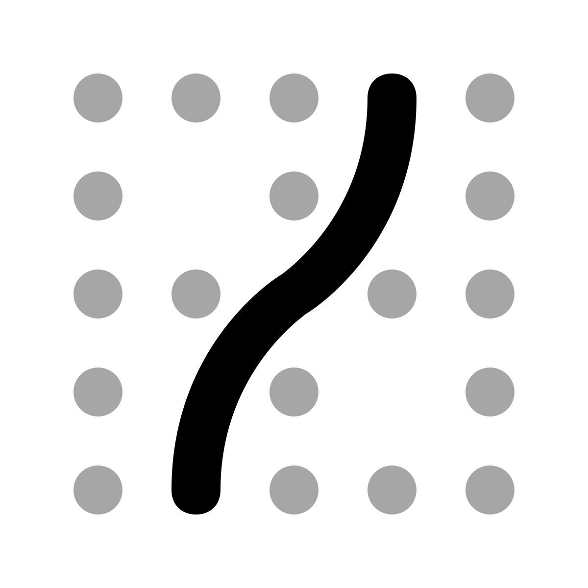 plumpy style linea curva icon