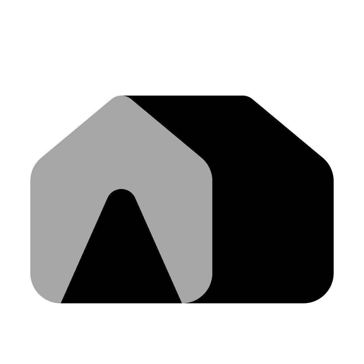 plumpy style tent icon