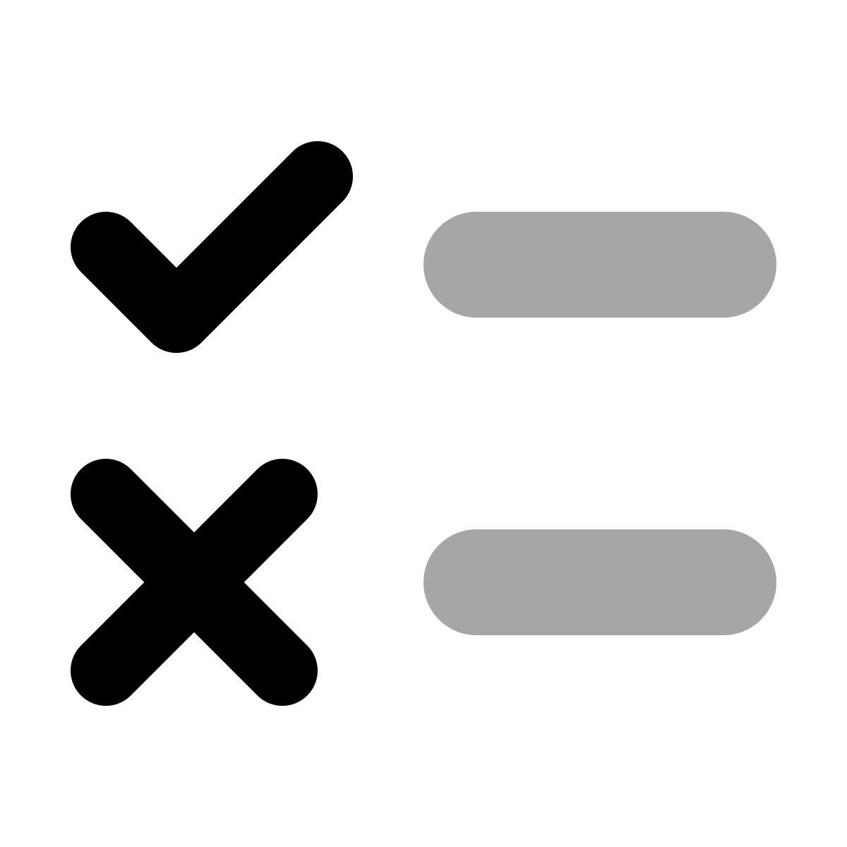 plumpy style true false icon