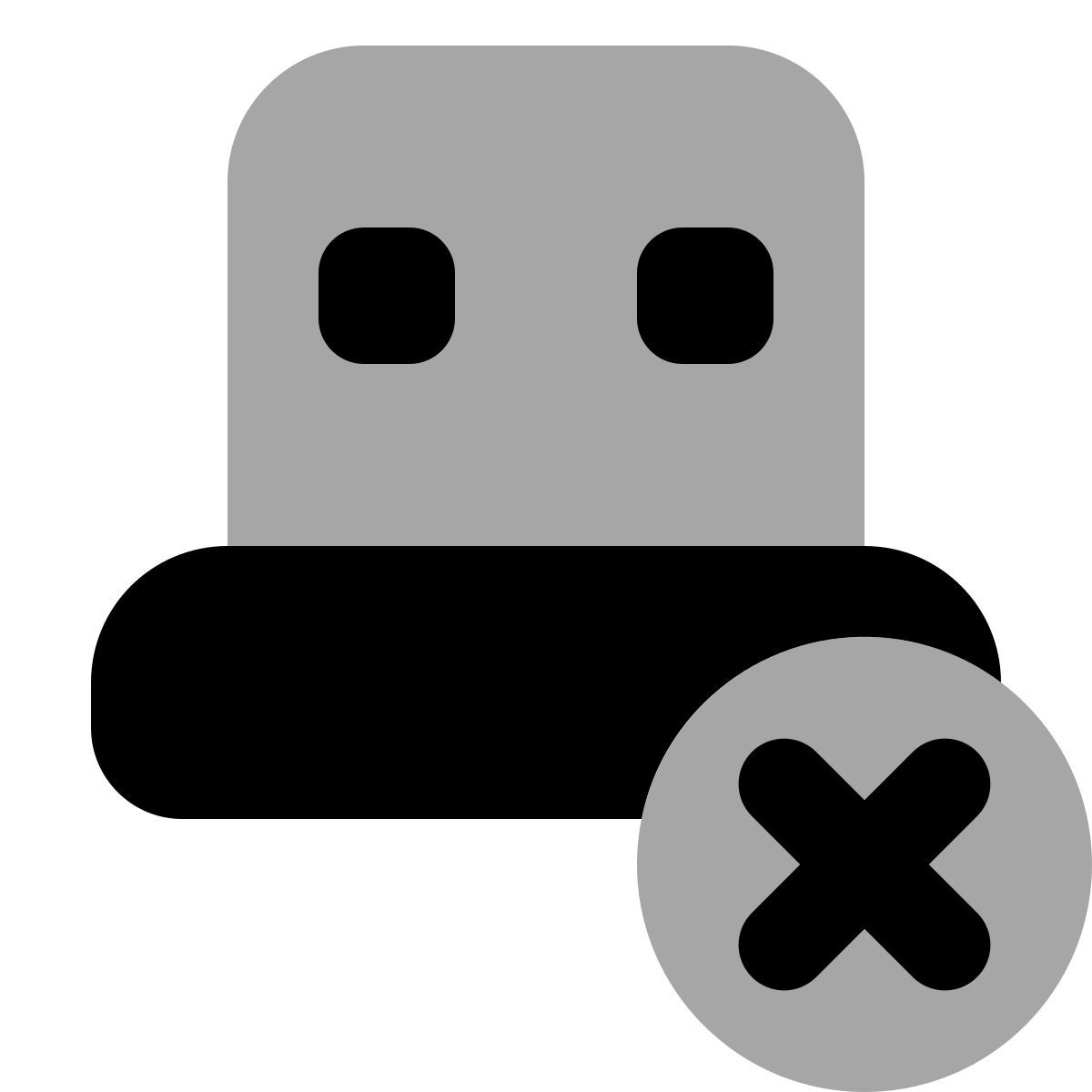 plumpy style usb disconnected icon