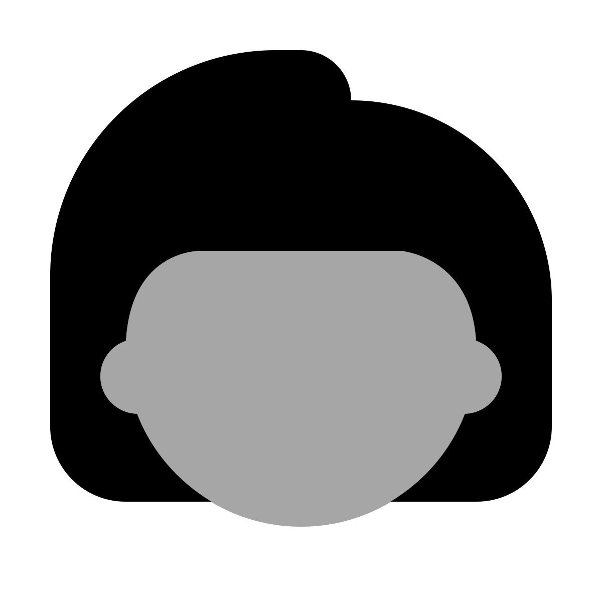 plumpy style user female icon