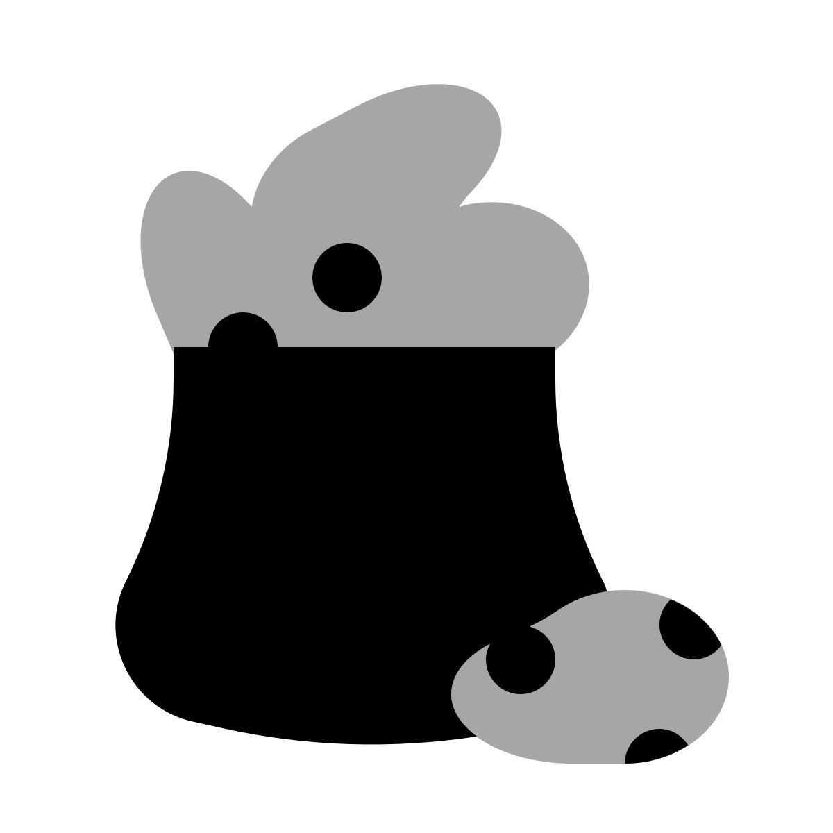 plumpy style sac de légumes icon