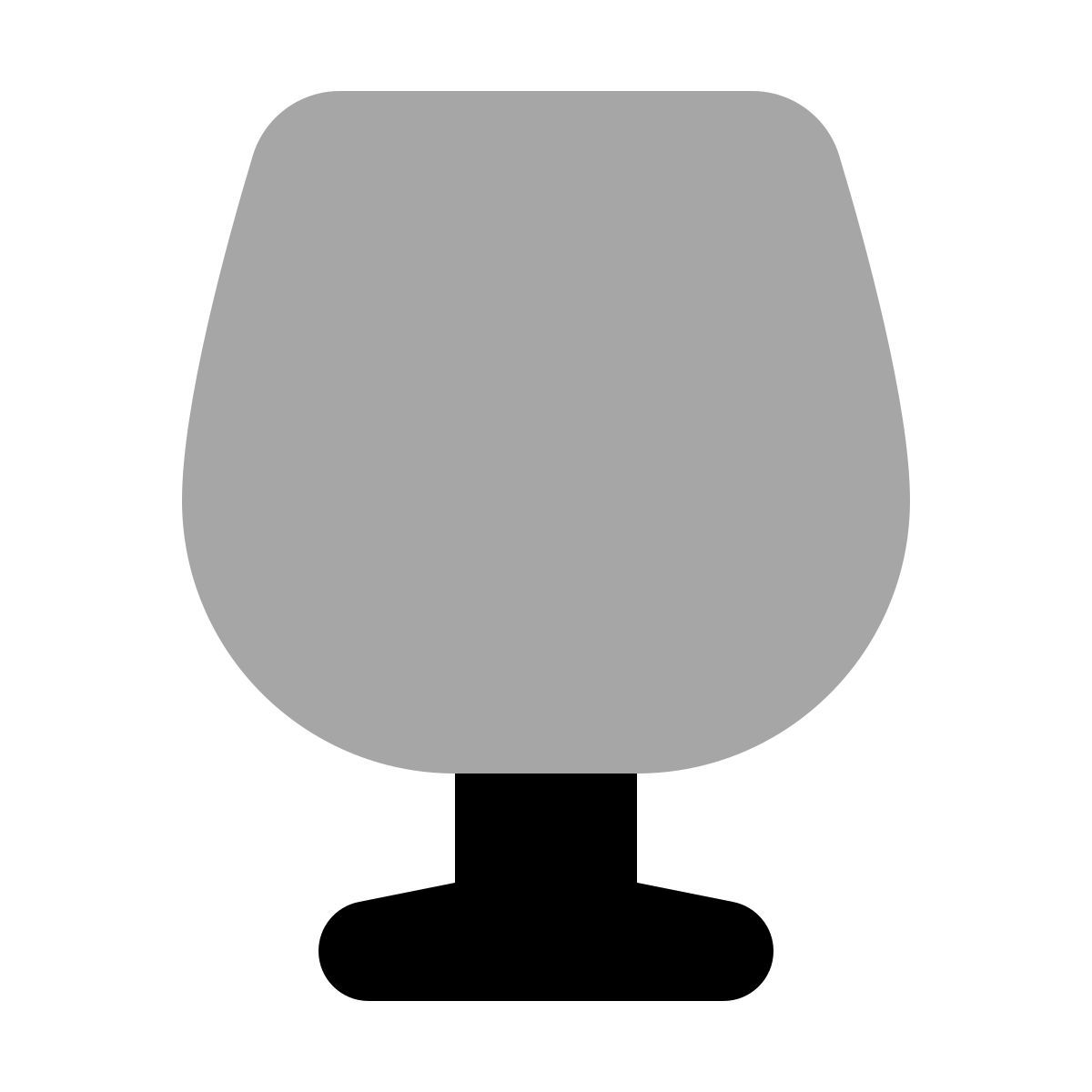 plumpy style 와인 잔이 비어 있음 icon