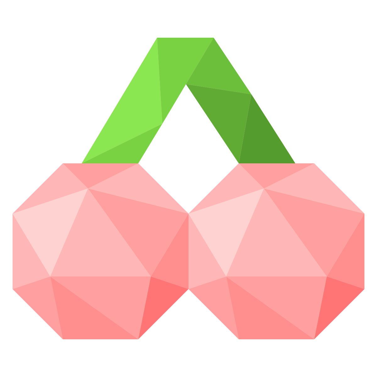 poly style 樱桃 icon