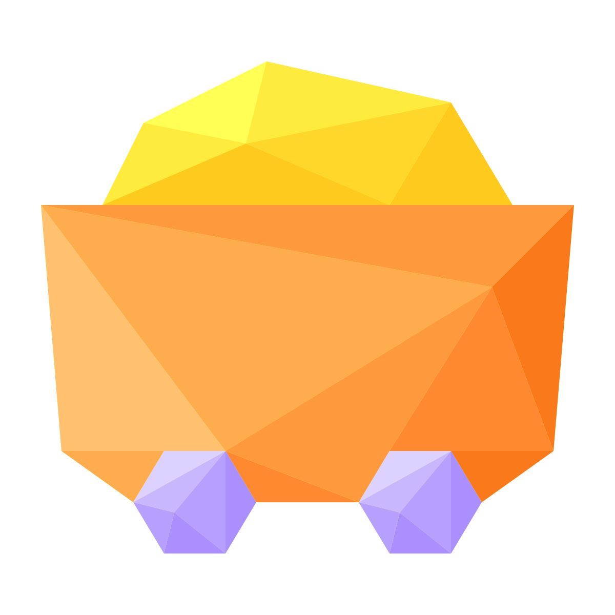 poly style 矿车 icon