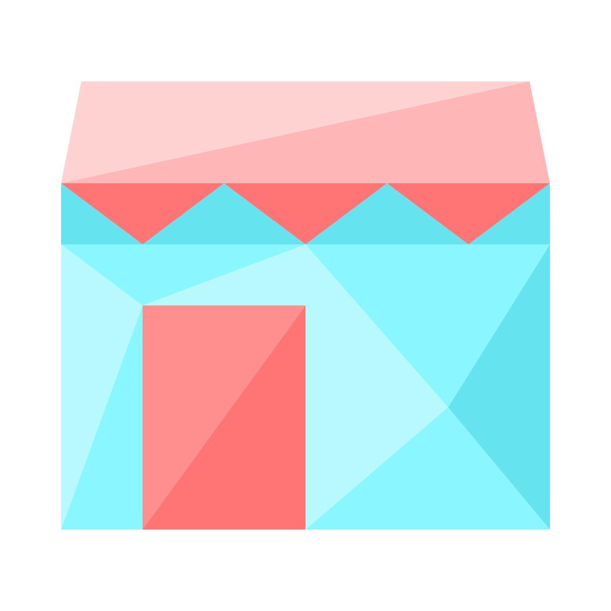 poly style tienda icon