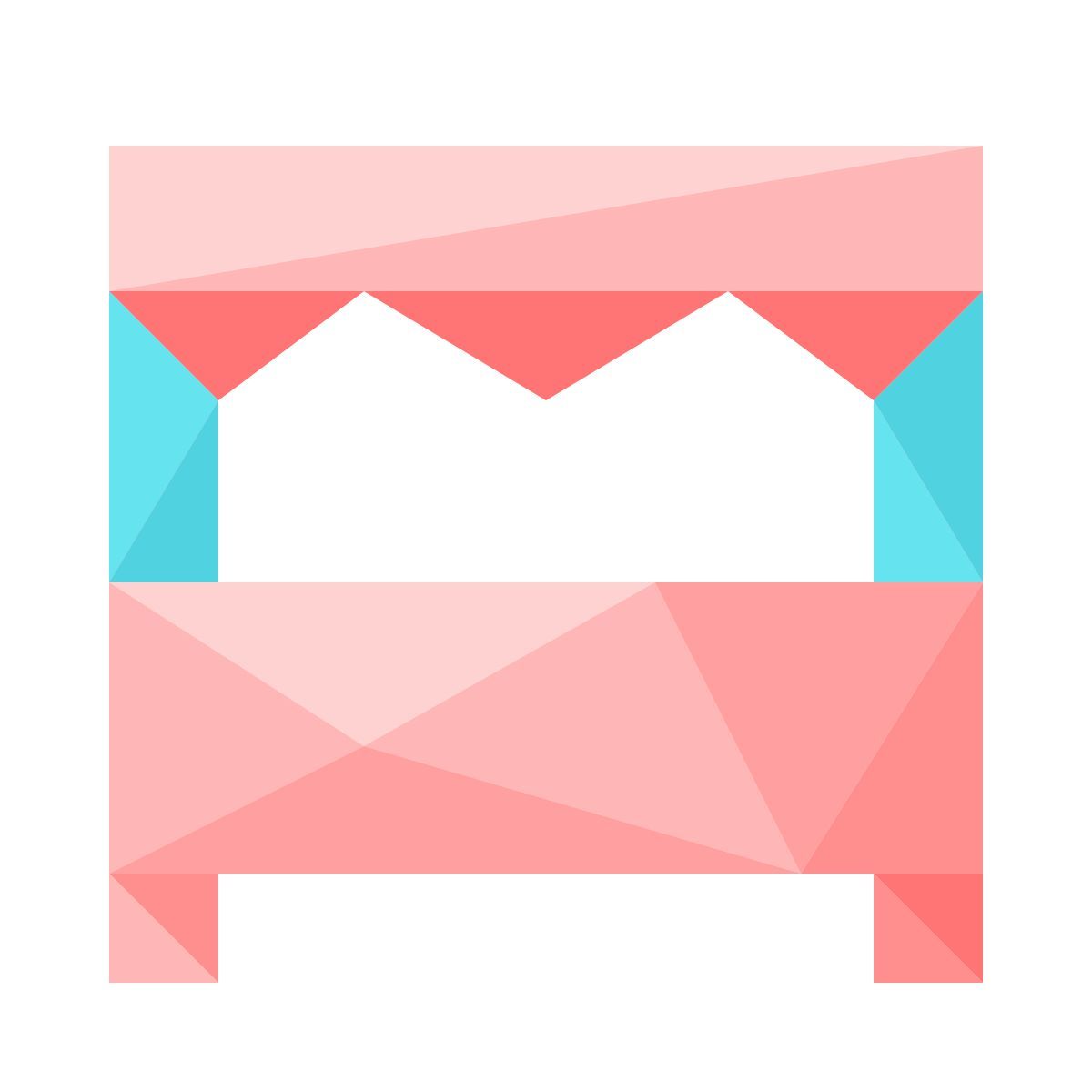 poly style stall icon