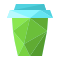 experimental coffee-to-go-poly icon