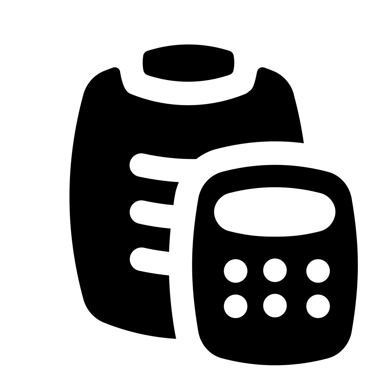 puffy filled style 计算 icon