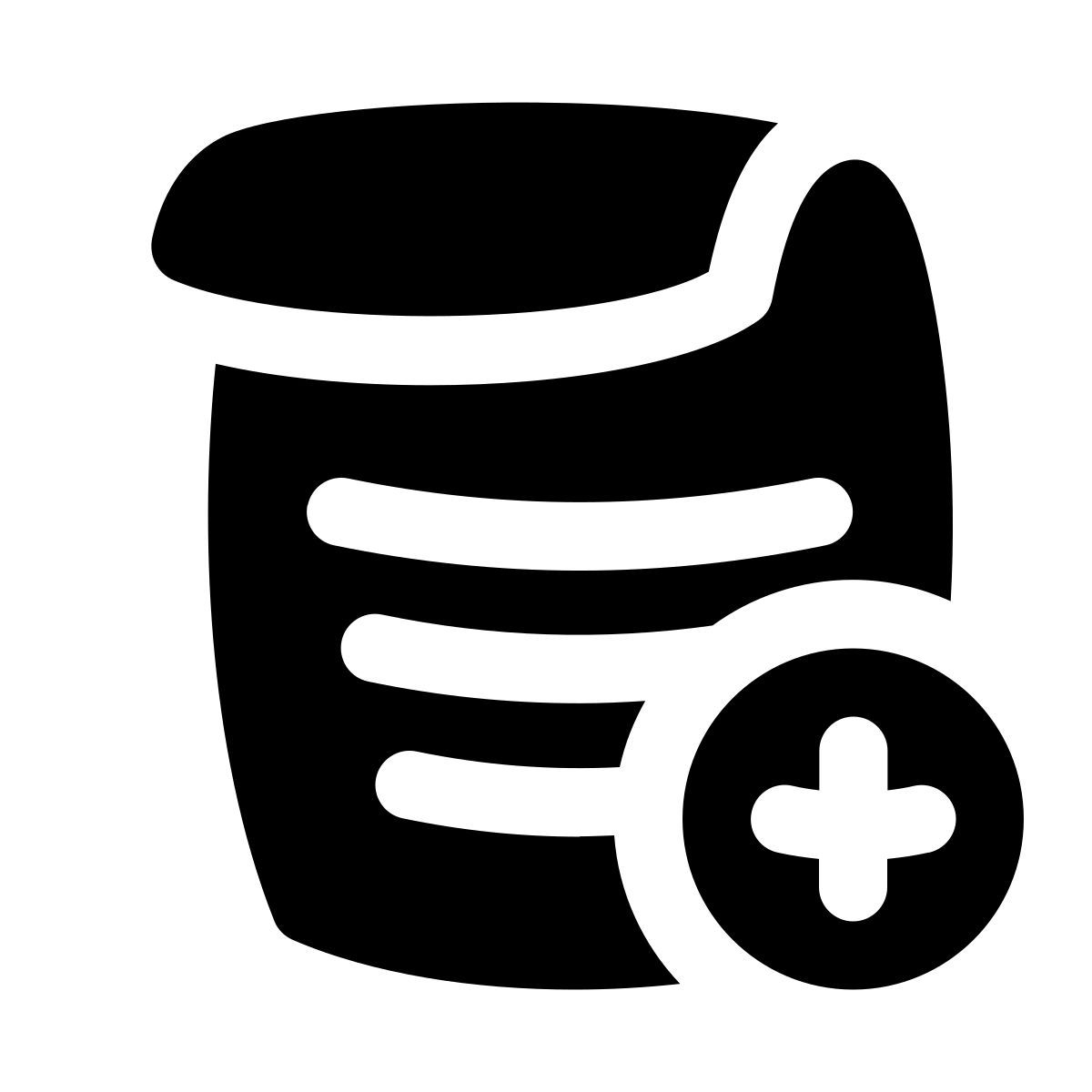 puffy filled style ajouter un document icon