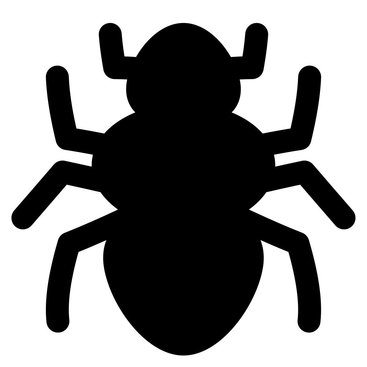 puffy filled style hormiga icon