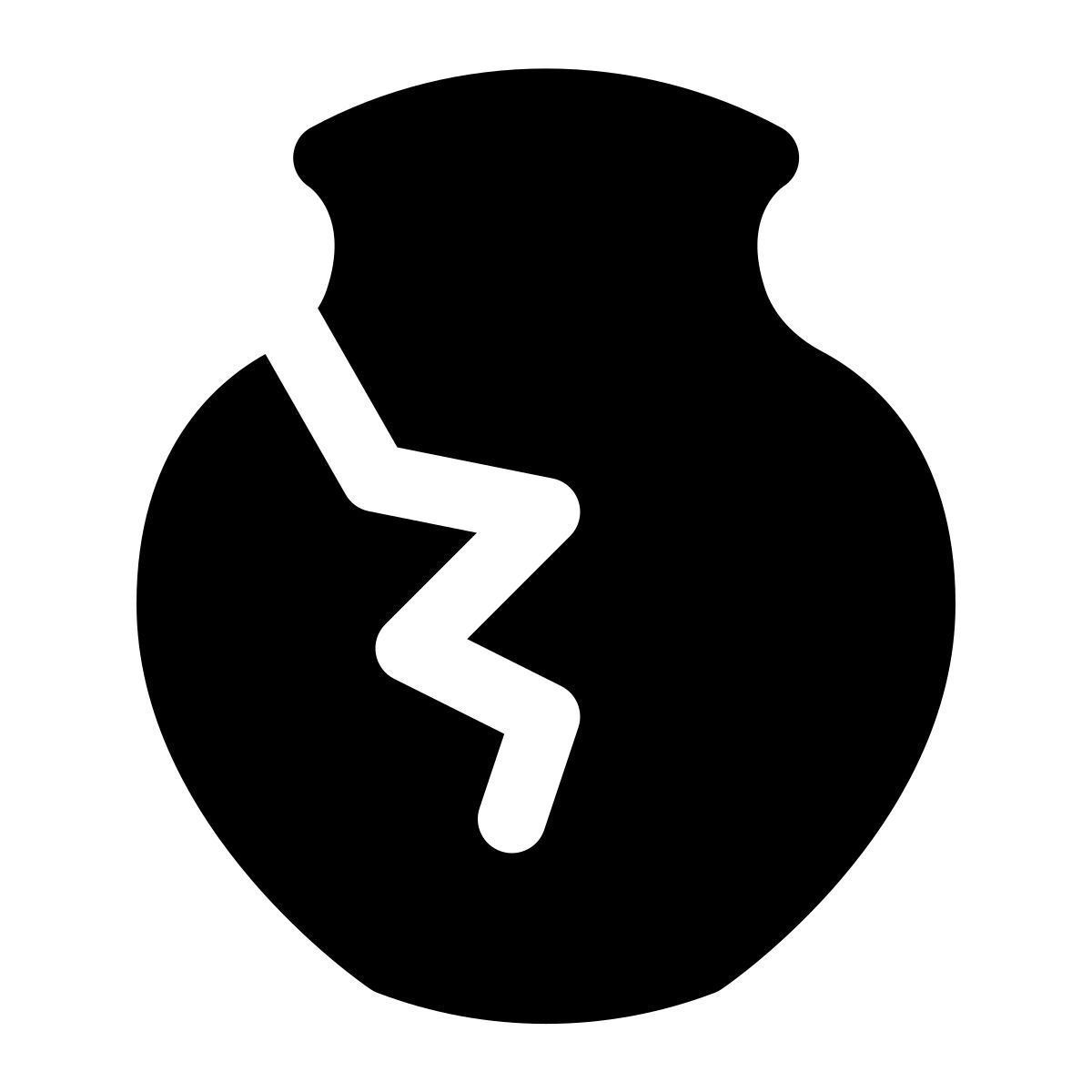 puffy filled style археология icon