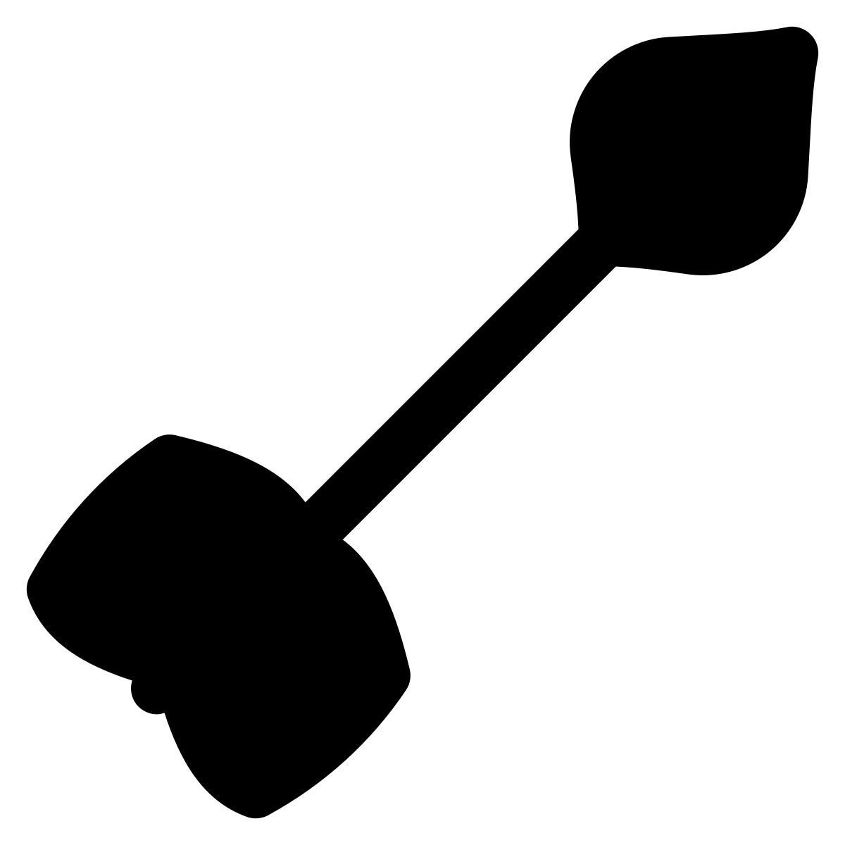 puffy filled style flecha de arqueros icon