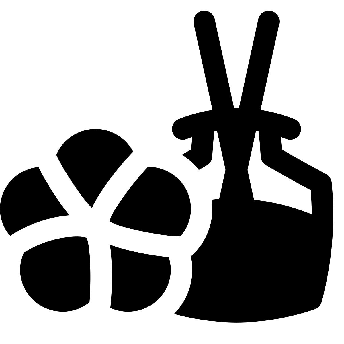 puffy filled style aroma icon