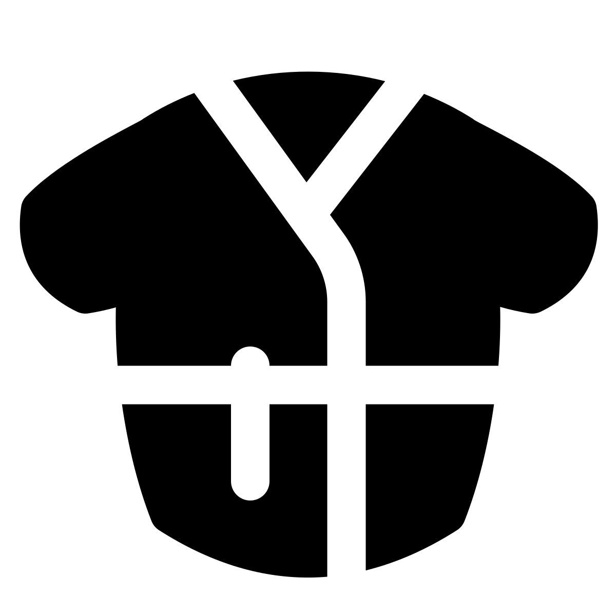 puffy filled style bathrobe icon