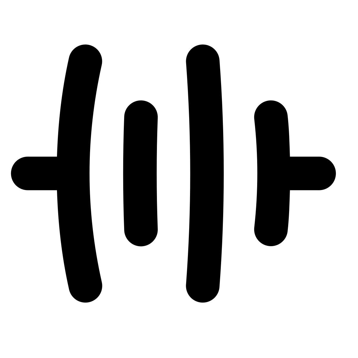 puffy filled style símbolo da bateria icon