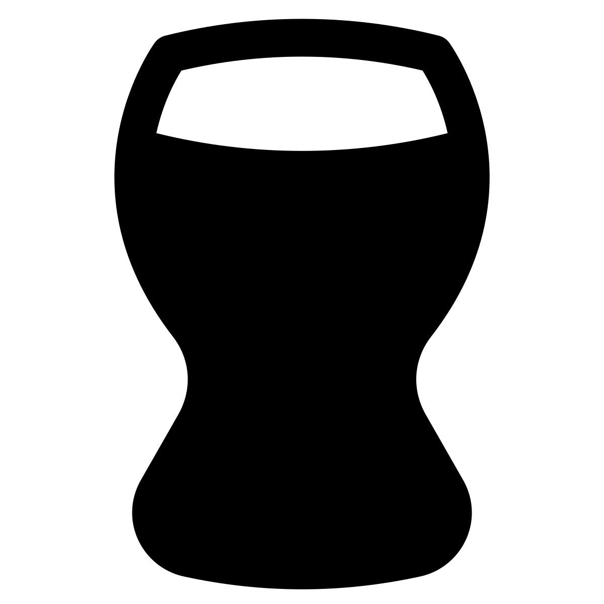 puffy filled style cerveza de trigo bávara icon