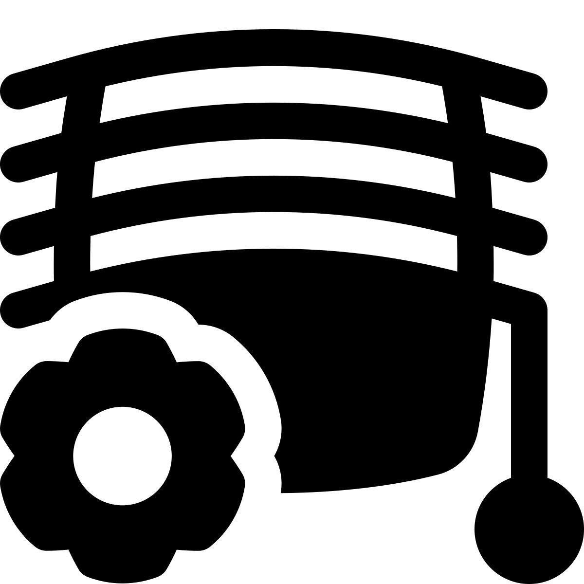 puffy filled style жалюзи в автоматическом режиме icon