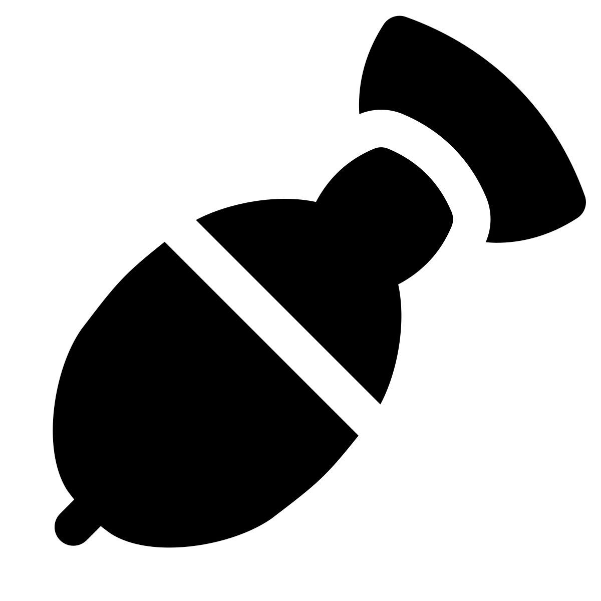 puffy filled style 炸弹 icon