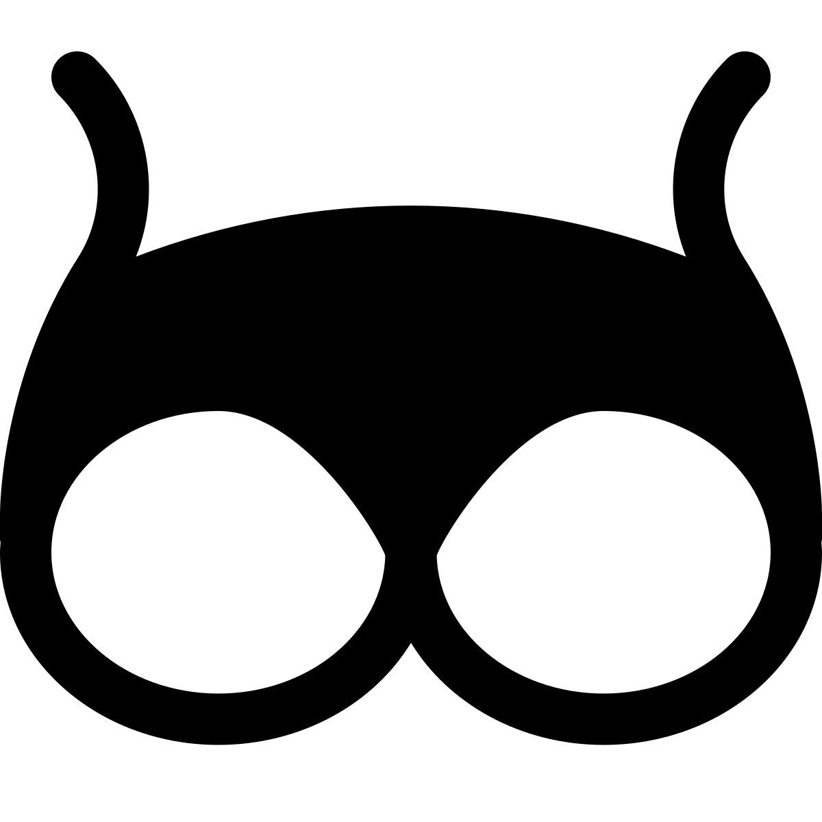 puffy filled style traseiro icon