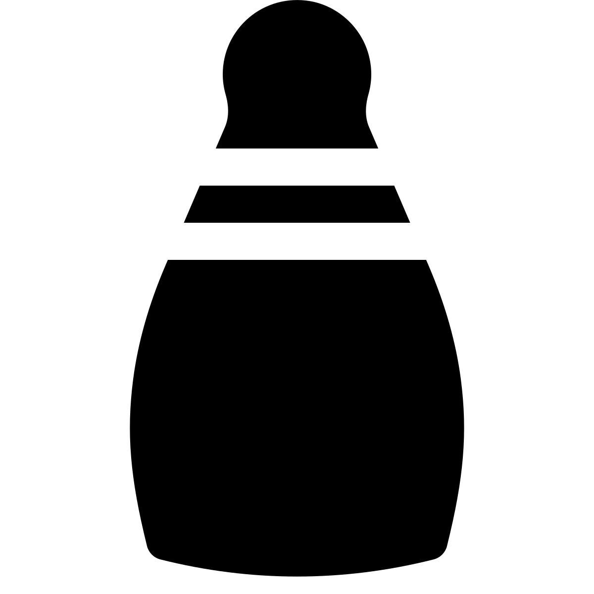 puffy filled style pino de boliche icon