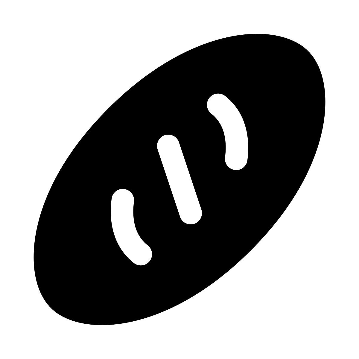 puffy filled style 빵 icon