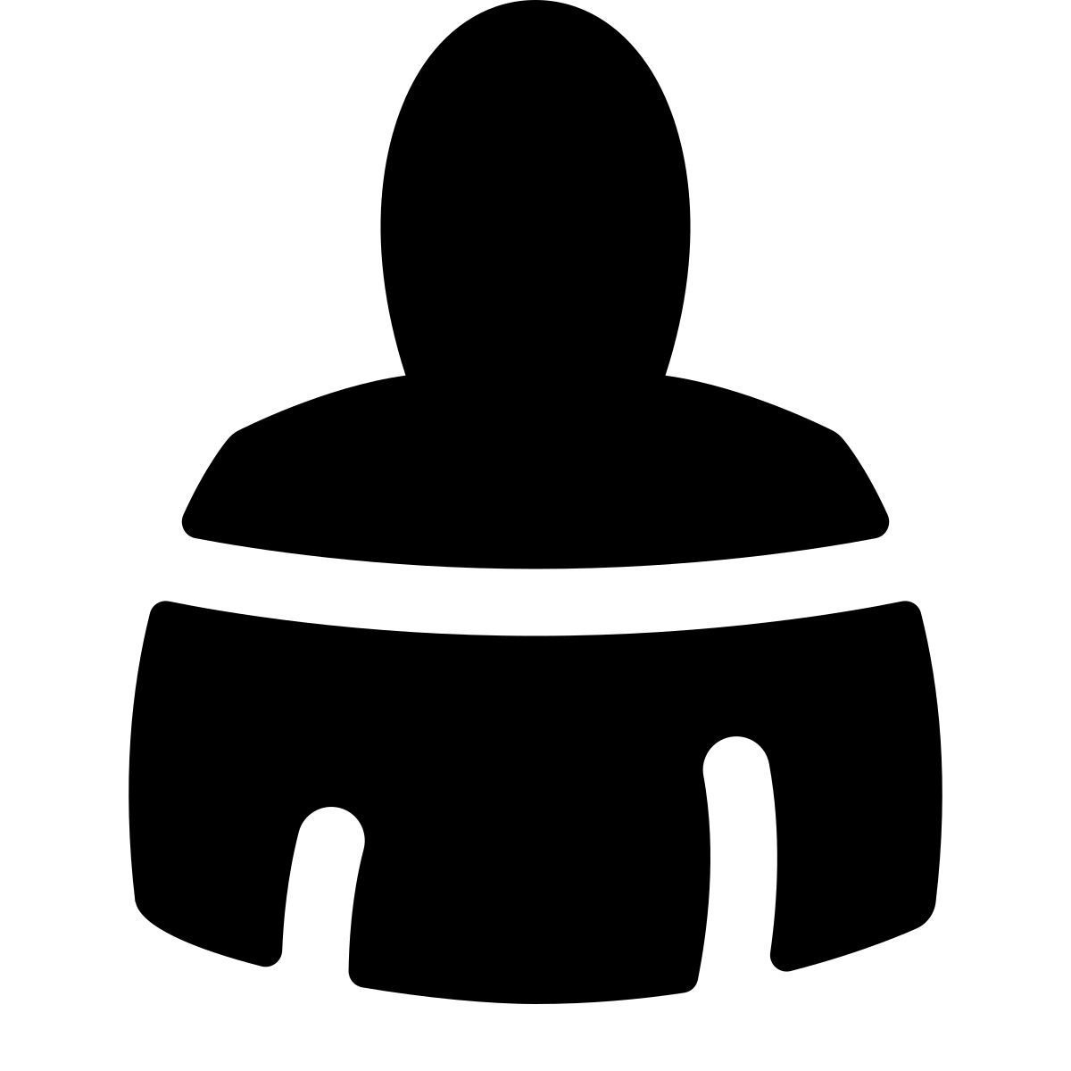 puffy filled style scopa icon