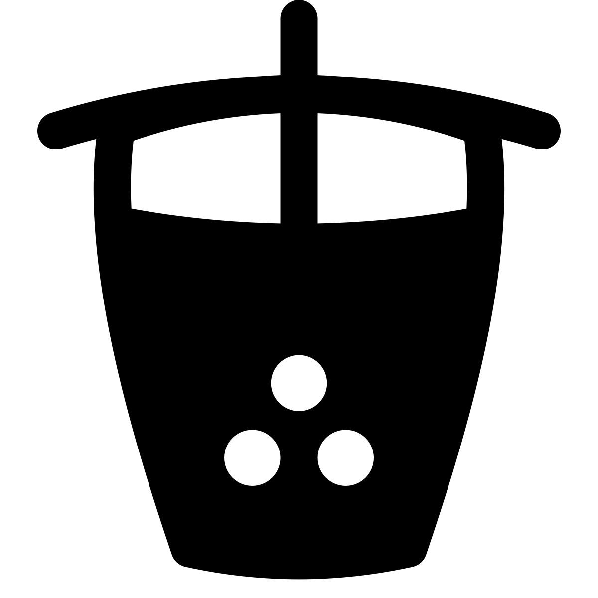 puffy filled style té de burbujas  icon