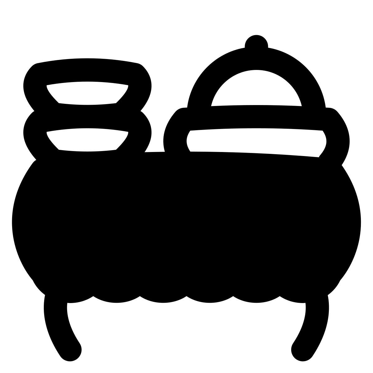 puffy filled style desayuno buffet icon