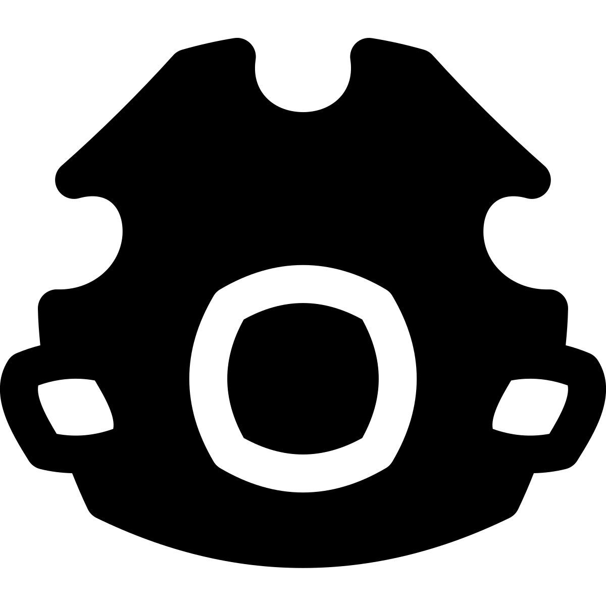 puffy filled style gilet pare balles icon