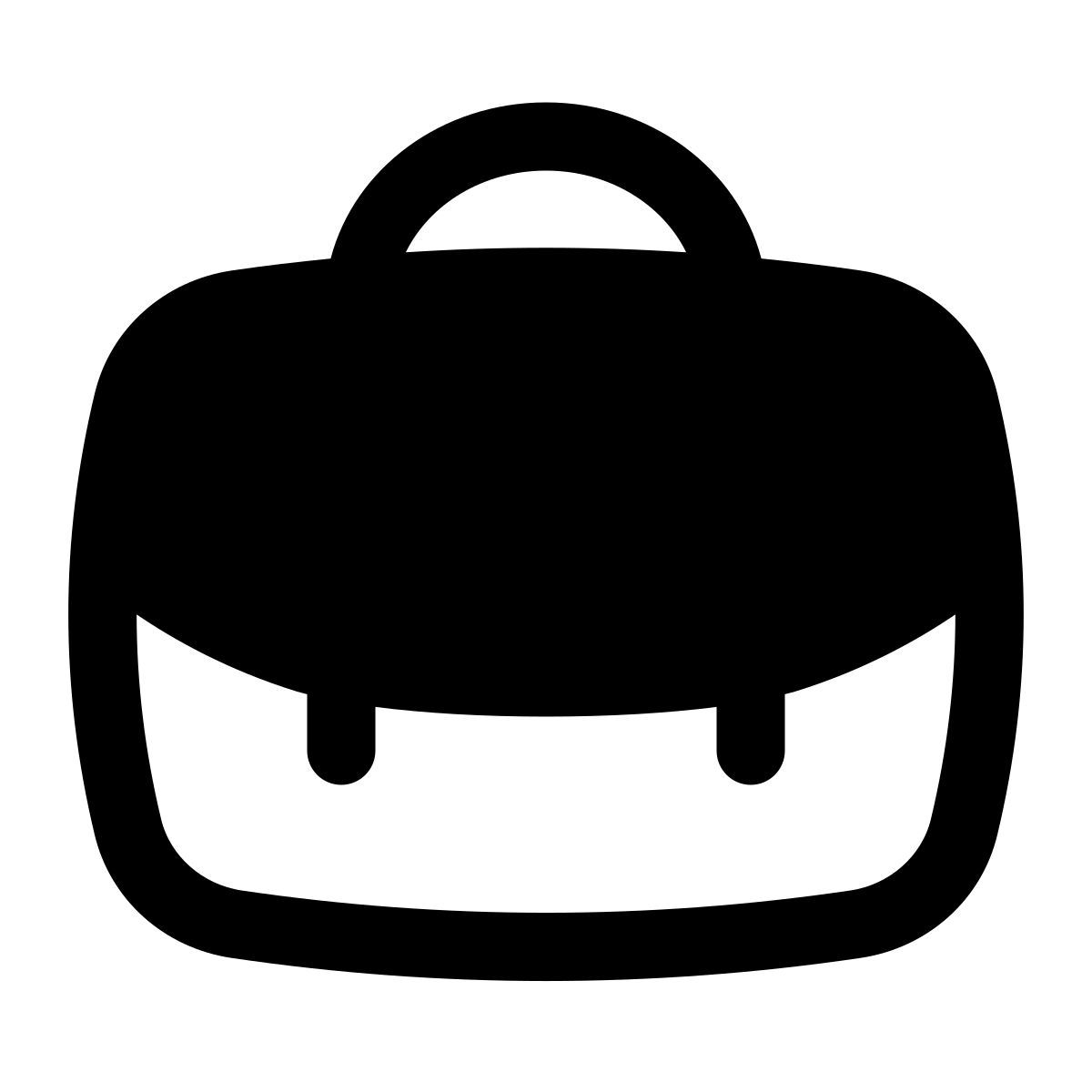 puffy filled style business icon