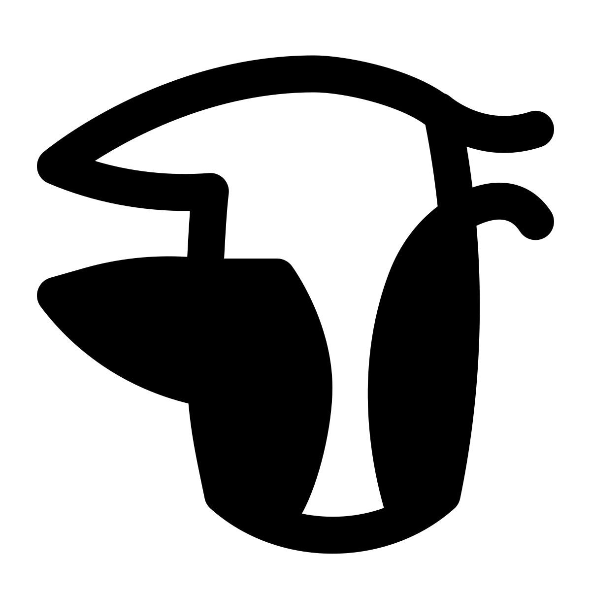 puffy filled style messschieber icon